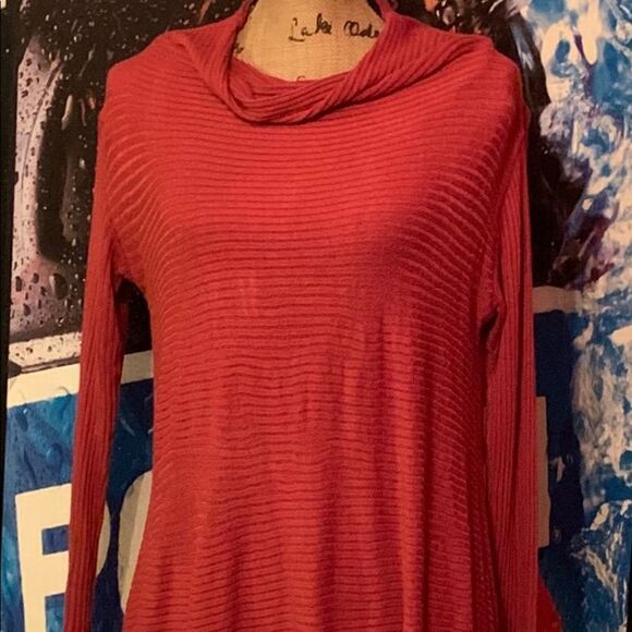Free people cowl neck split back size s - Picture 3 of 6